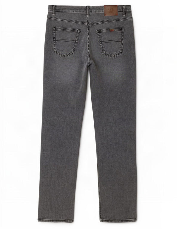 Vaqueros Trussardi Hombre Rectos W36 L34 Gris Algodón