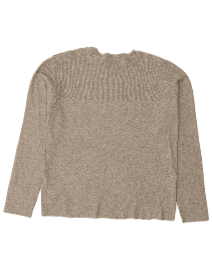 Marks & Spencer Top para mujer de manga larga UK 42 Viscosa gris medio