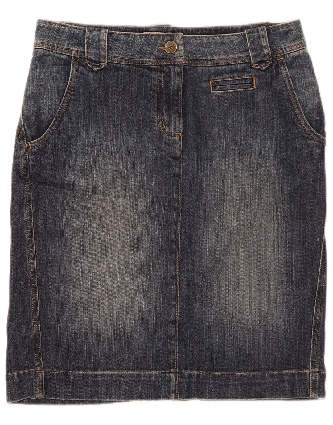 Henry Cottons Falda vaquera para mujer IT 42 Medium W30 Algodón azul