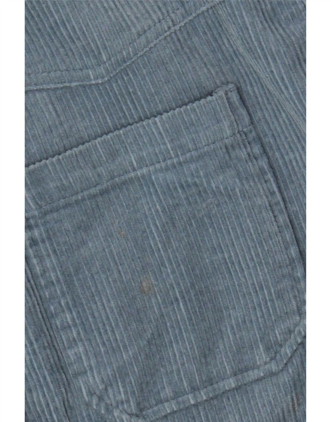 Zara Mujer Camisa De Pana Extragrande UK 44 Algodón Azul Medio