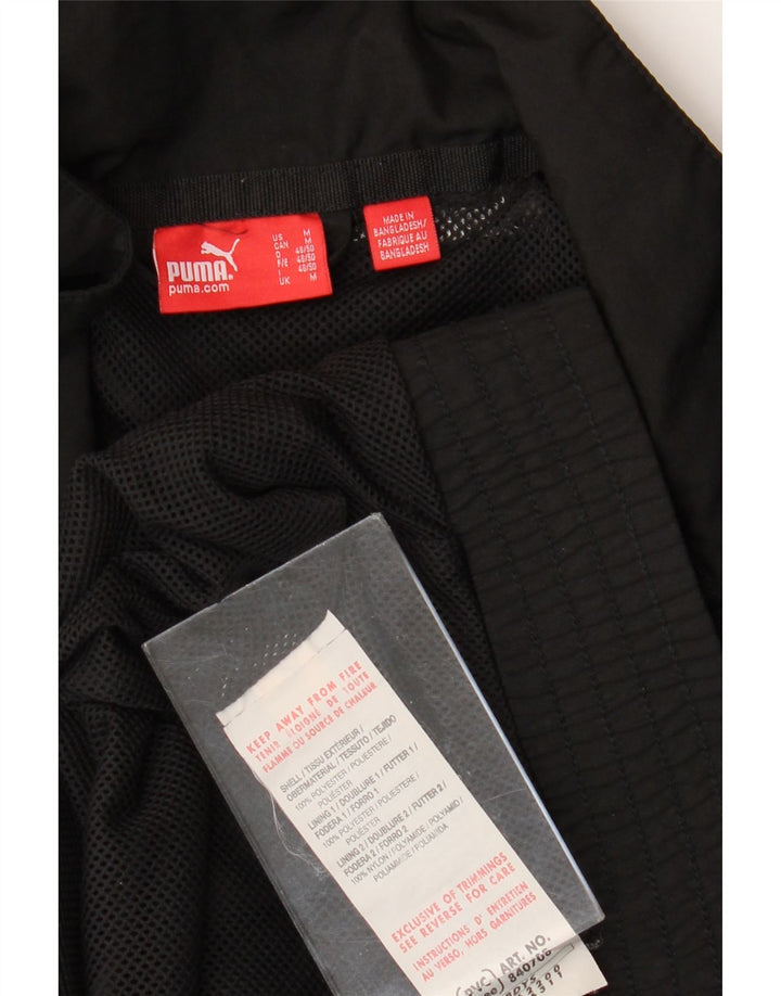 Puma Chaqueta de chándal para hombre con bloques de color negro mediano Poliéster