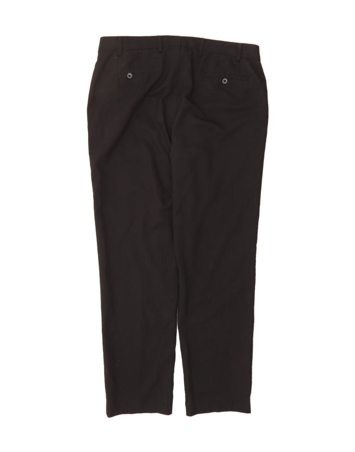 MICHAEL KORS Mens Slim Suit Trousers W36 L32 Black Polyester Vintage Michael Kors and Second-Hand Michael Kors from Messina Hembry 