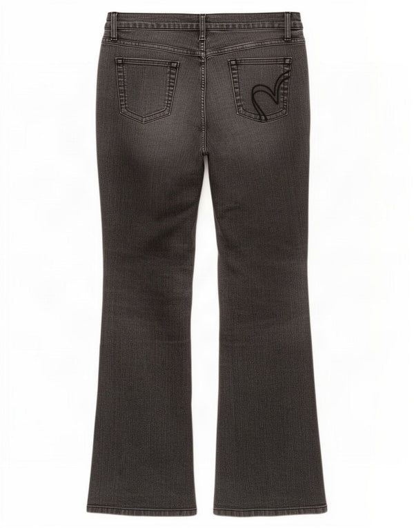 Marks & Spencer Jeans Per Una Bootcut para Mujer UK 12 Medium W30 L30 Gris