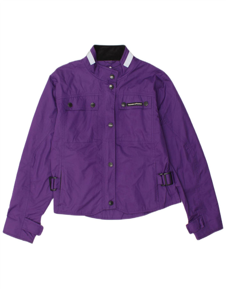 Tucano Urbano Chaqueta utilitaria para mujer UK 44 Poliéster morado mediano