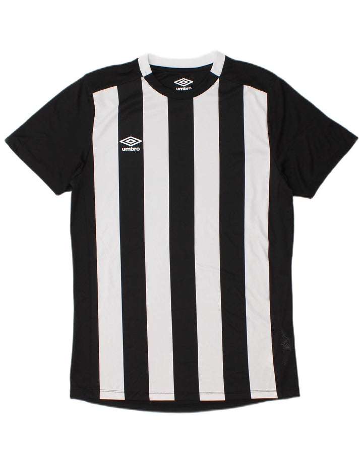 Camiseta Umbro Hombre Top Small Poliéster A Rayas Negras