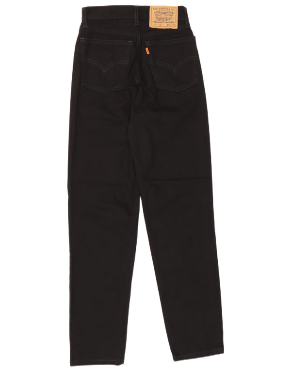 Vaqueros Levi's 891 Tapered para mujer W26 L30 Algodón negro