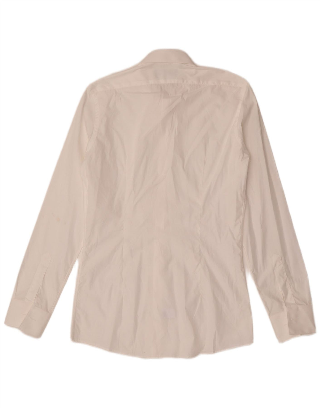 Carlo Pignatelli Camisa formal para hombre Talla 38 15 Algodón blanco mediano