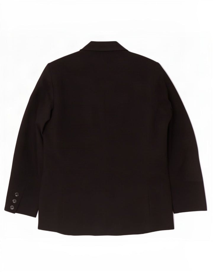 Marks & Spencer Chaqueta tipo blazer con 1 botón para mujer UK 46 Grande Poliéster negro