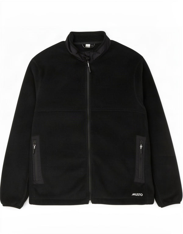 Musto Chaqueta polar para hombre UK 40 Large Poliéster negro