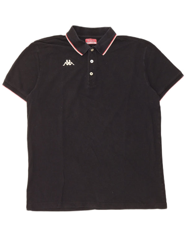 Kappa Polo Hombre 2XL Algodón Negro