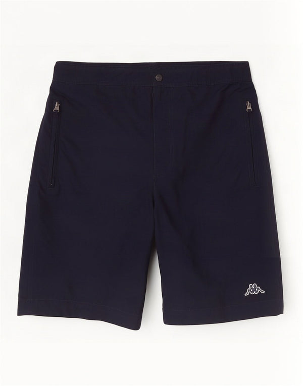 Pantalones cortos Kappa para hombre Small W28 Poliéster azul marino