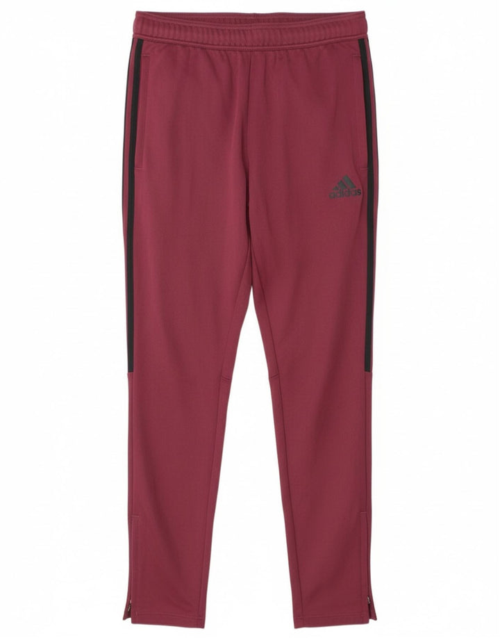 Pantalón De Chándal Adidas Hombre Burdeos Medio Poliéster
