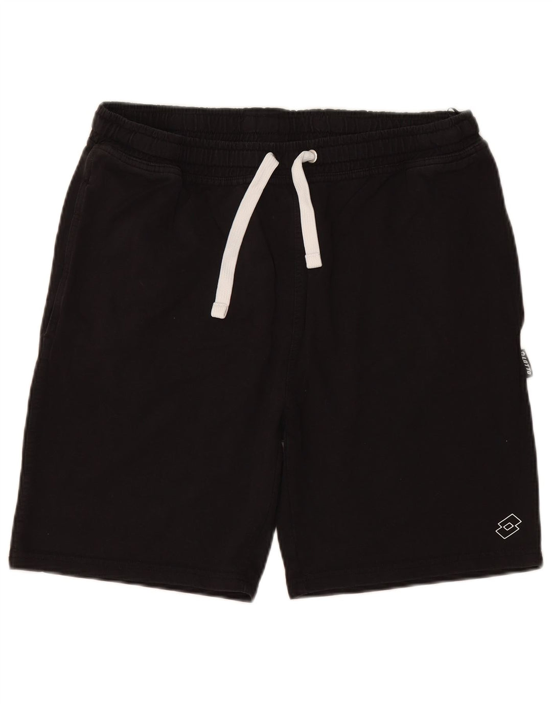 LOTTO Shorts Deportivos Hombre XL Algodón Negro