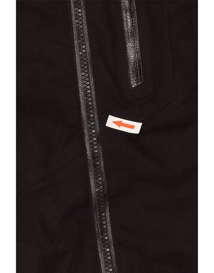 Chaqueta impermeable con capucha para hombre Mountain Warehouse UK 38 Mediano Negro Poliéster