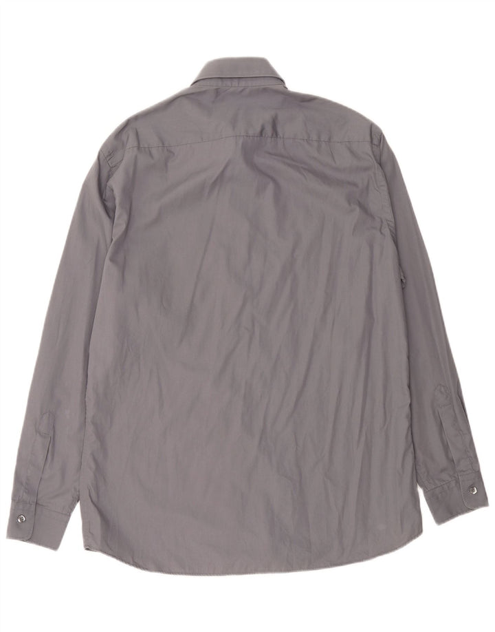 Camisa Hugo Boss Hombre Talla 40 15 1/2 Gris Medio