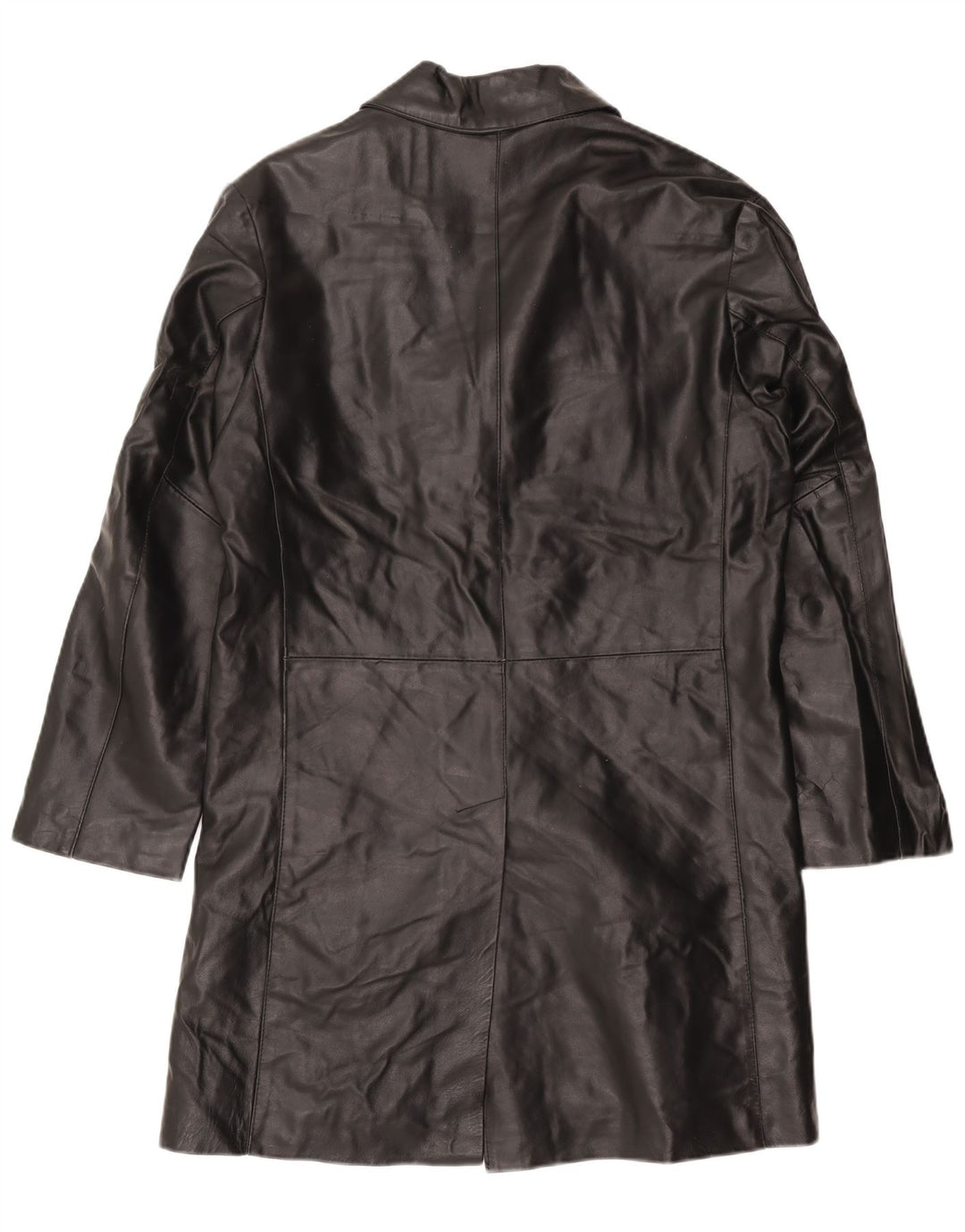 Catbalou Abrigo de cuero para hombre UK 40 Cuero negro grande