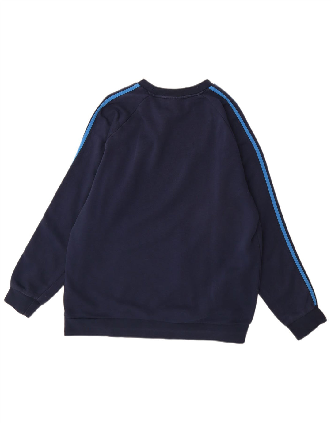 ADIDAS Hombre Sudadera Jumper Grande Azul Marino Algodón