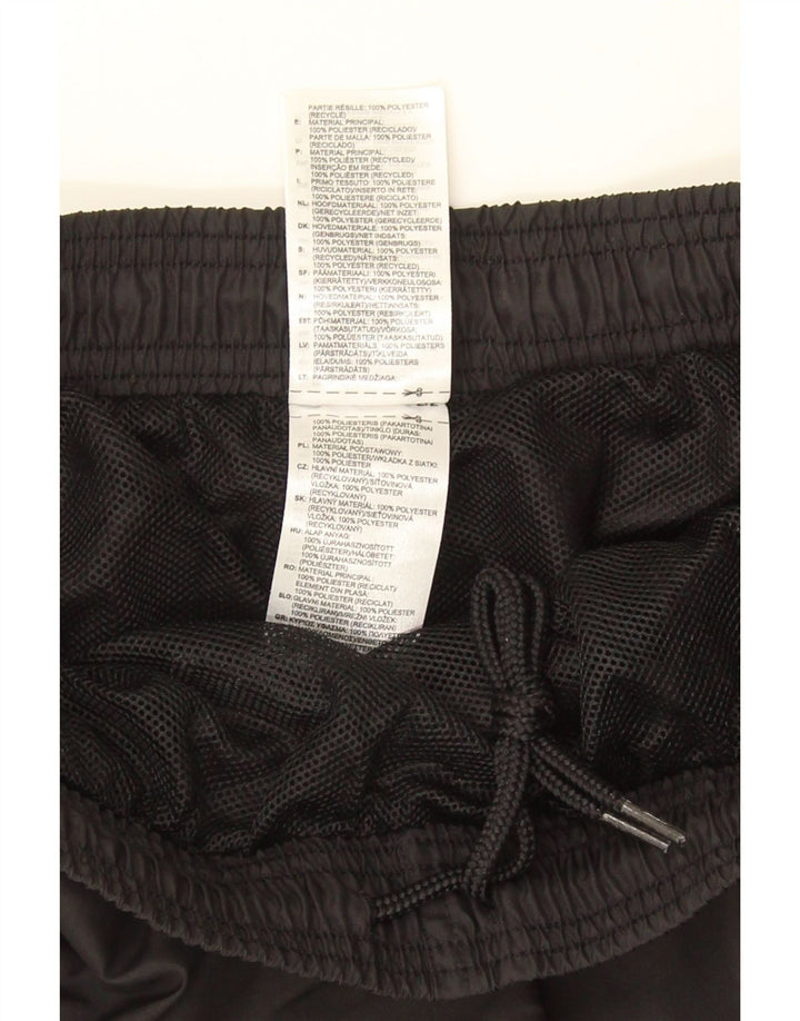 ADIDAS Pantalones cortos deportivos para hombre Grande Poliéster negro