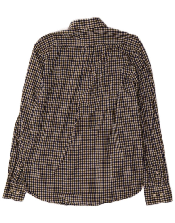 Camisa Gant Regular Fit De Algodón A Cuadros Verde Medio |