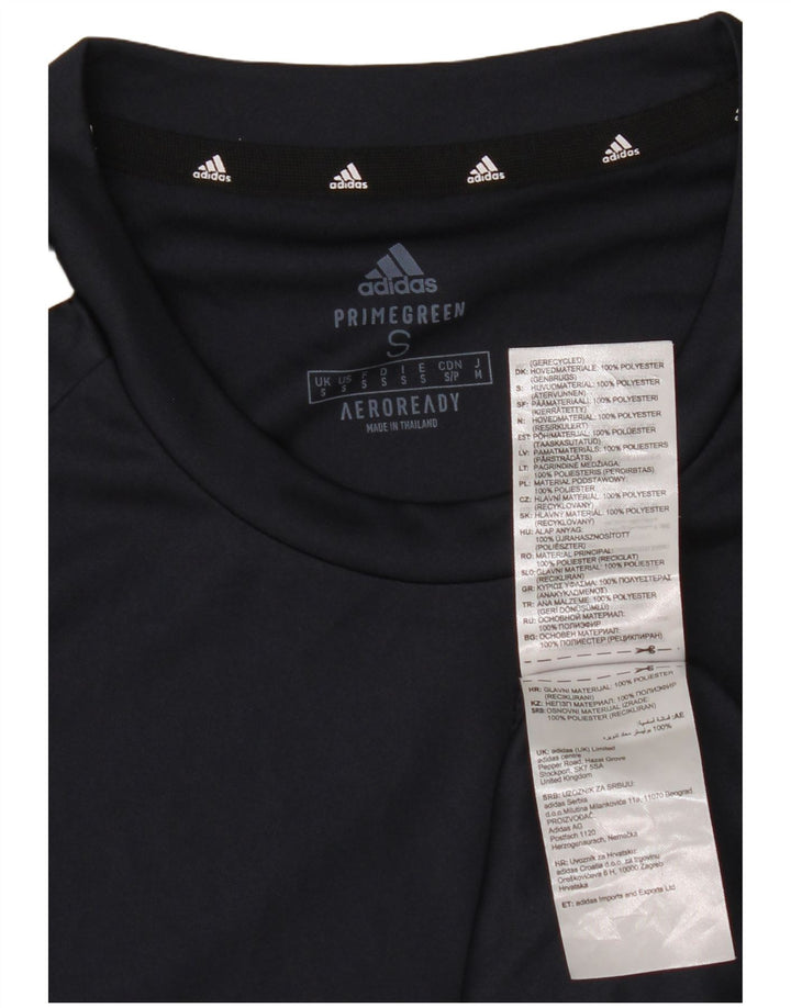 Adidas Hombre Camiseta Top Small Azul Marino Poliéster