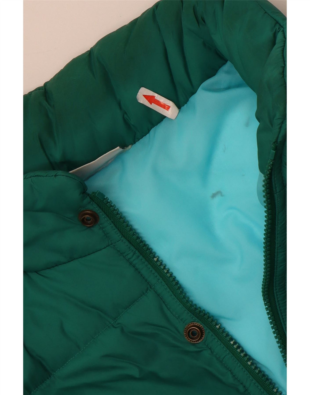 Sergio Tacchini Chaqueta acolchada para hombre UK 40 Large Poliamida verde