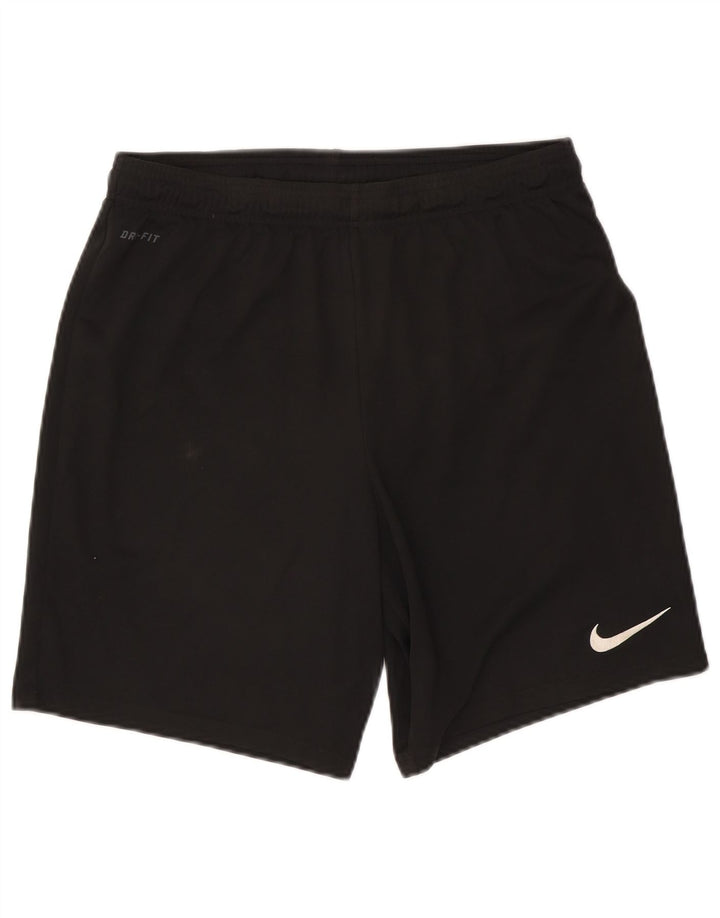 Nike Dri Fit - Pantalones cortos deportivos para hombre (poliéster), color negro