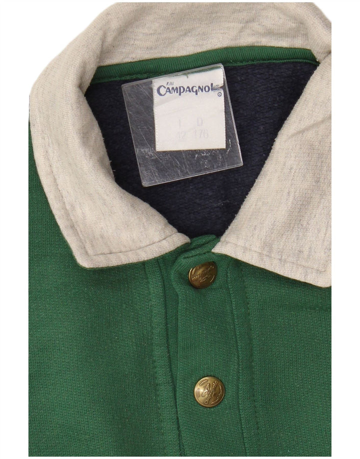 F.LLI Campagnolo Sudadera gráfica para mujer Jumper IT 42 Verde medio