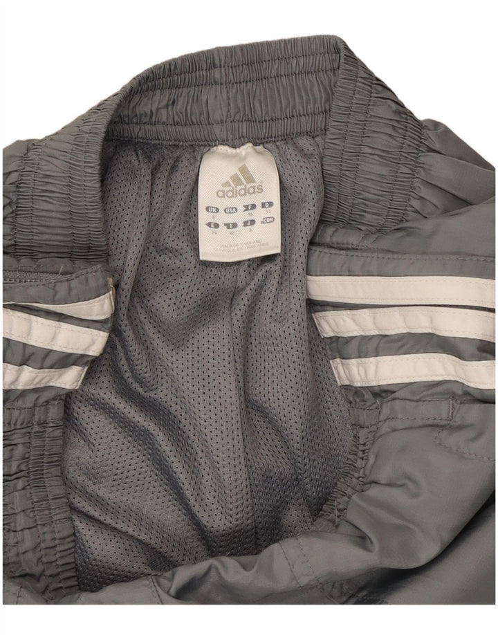 Adidas - Pantalones de chándal para mujer (talla 8), color gris