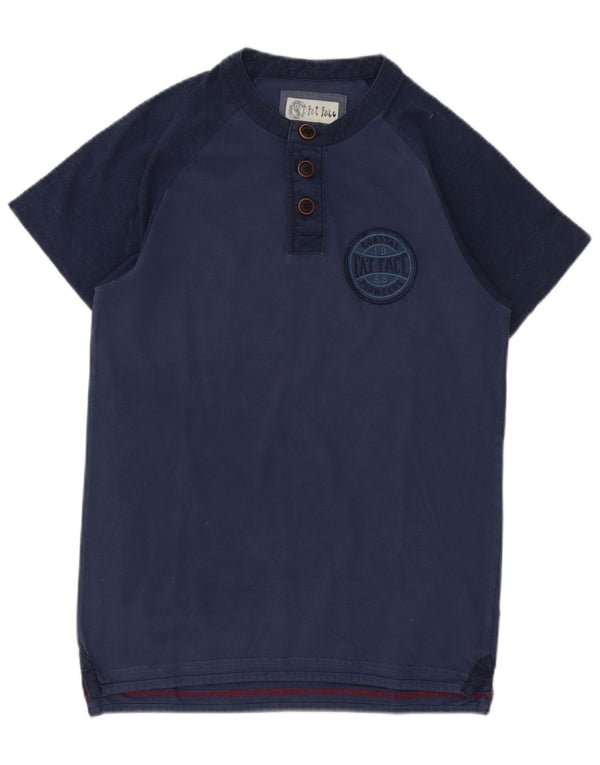 Camiseta Hombre Fat Face Top XS Azul Marino Algodón