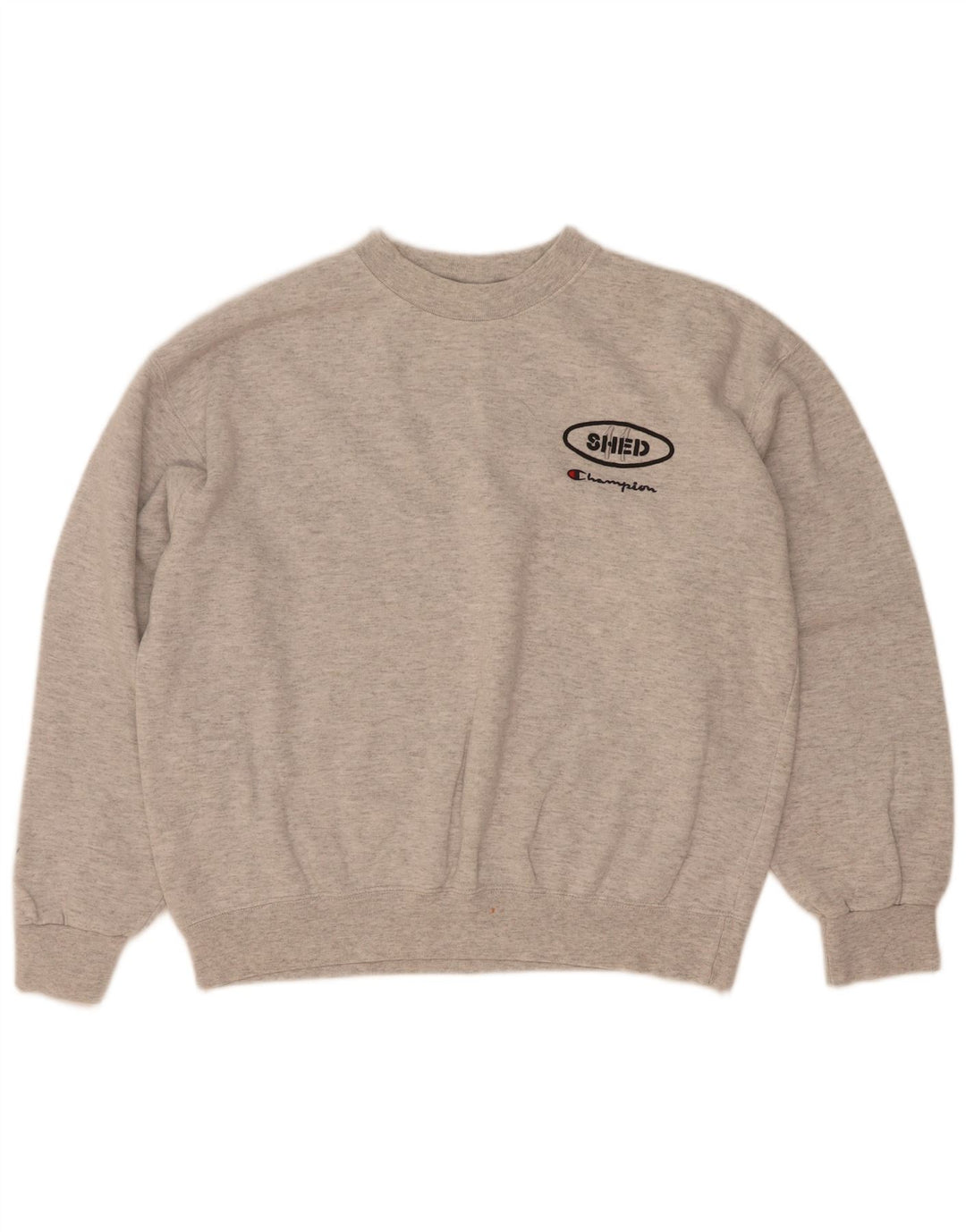 Champion Sudadera de gran tamaño para mujer, jersey, Reino Unido 46, grande, gris moteado