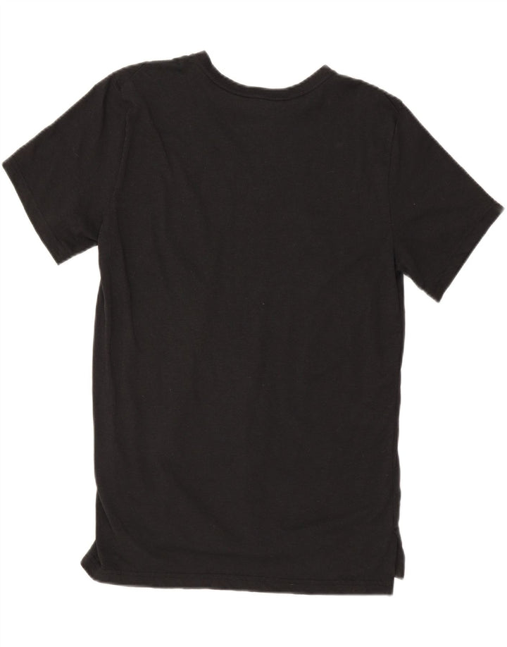 NIKE Mens Graphic T-Shirt Top Medium Black Polyester Vintage Nike and Second-Hand Nike from Messina Hembry 