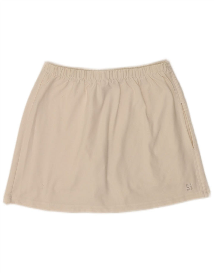 Falda pantalón Nike para mujer UK 8/10 Small Off White Poliéster