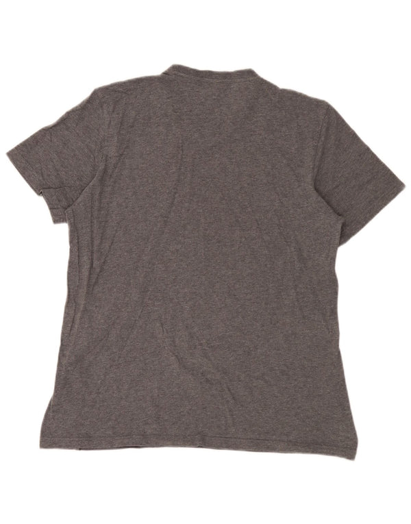 Camiseta Adidas Hombre Top Algodón Gris Medio