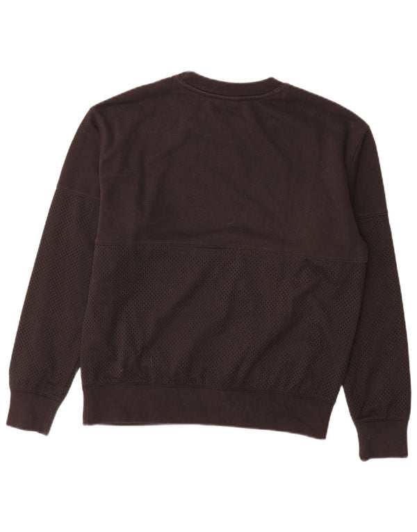 Champion Sudadera Gráfica para Mujer Jersey UK 46 Grande Algodón Negro