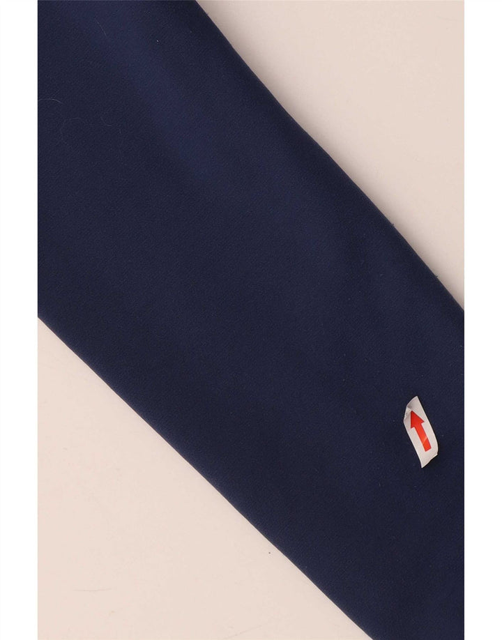 Casucci Blusa para mujer UK 12 Medium Azul marino Nylon