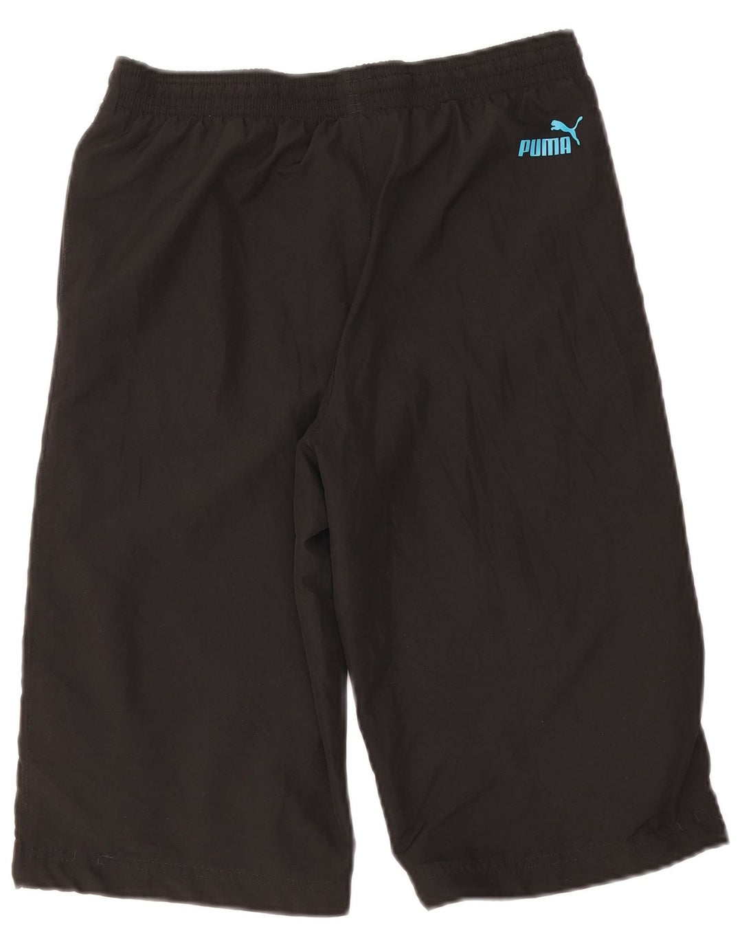 Puma Pantalones cortos deportivos con gráfico para niños 13-14 años Negro Poliéster