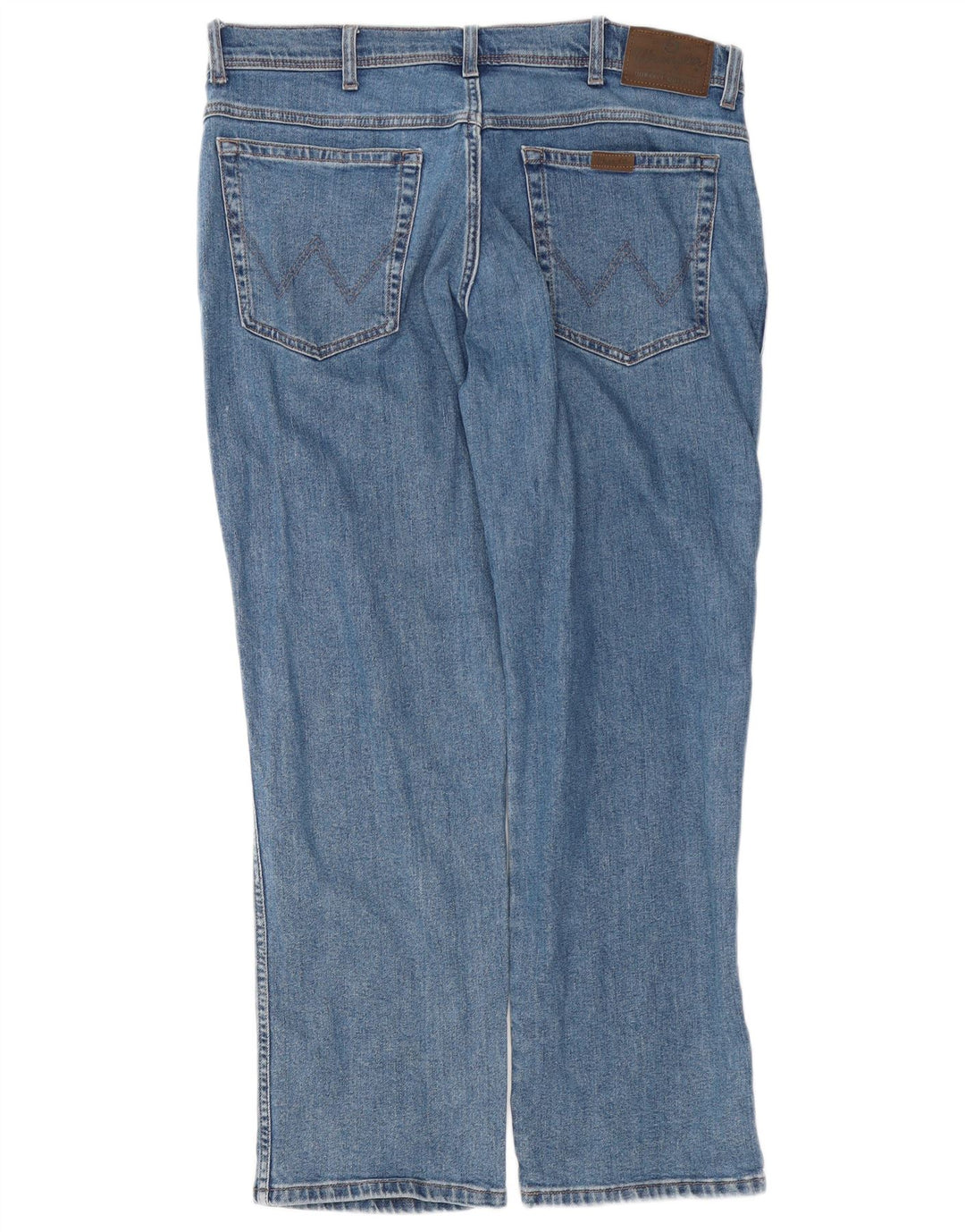 Wrangler Vaqueros rectos de corte regular para hombre W36 L30 Algodón azul