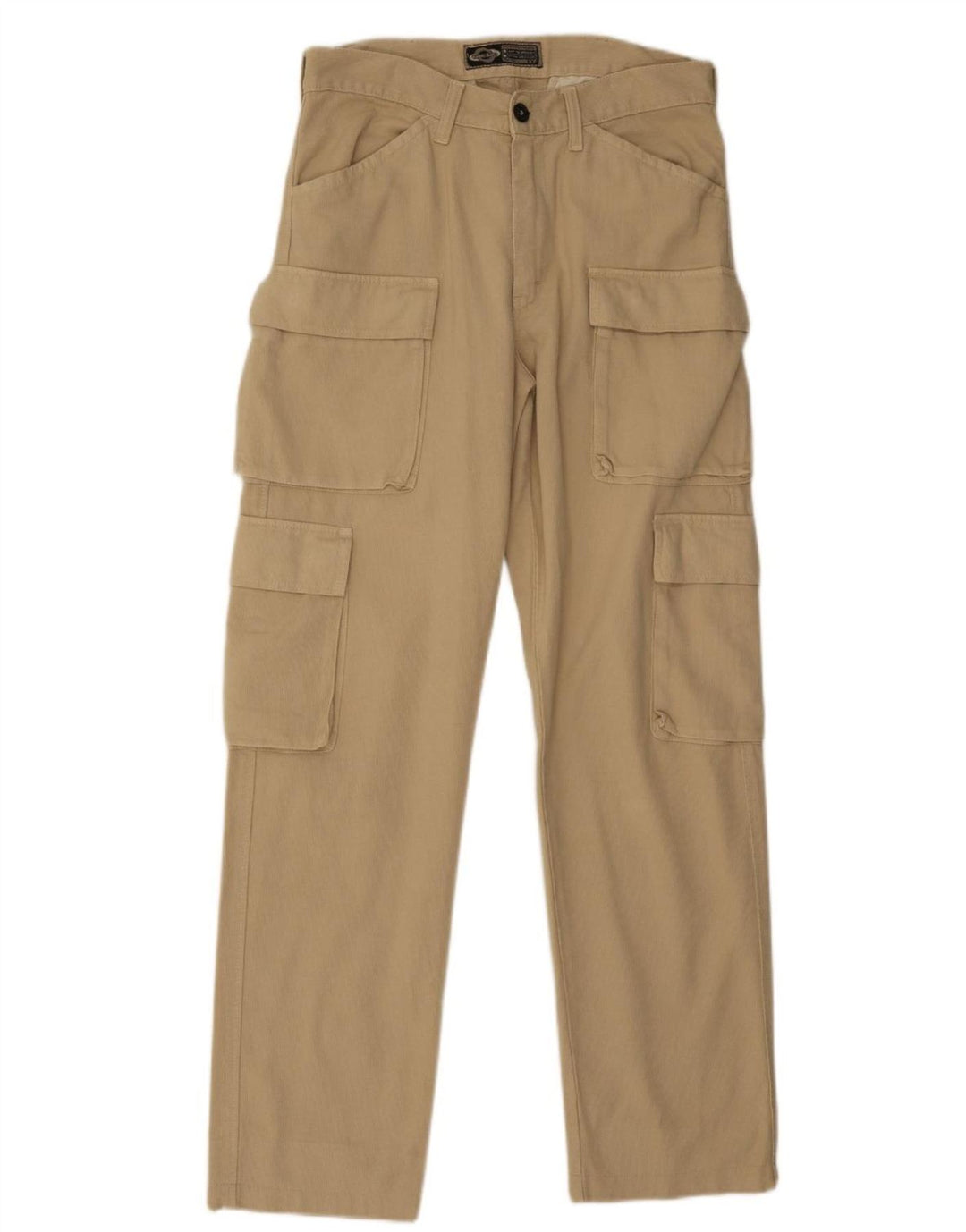 Take Two Pantalón cargo recto para hombre W32 L31 Algodón beige