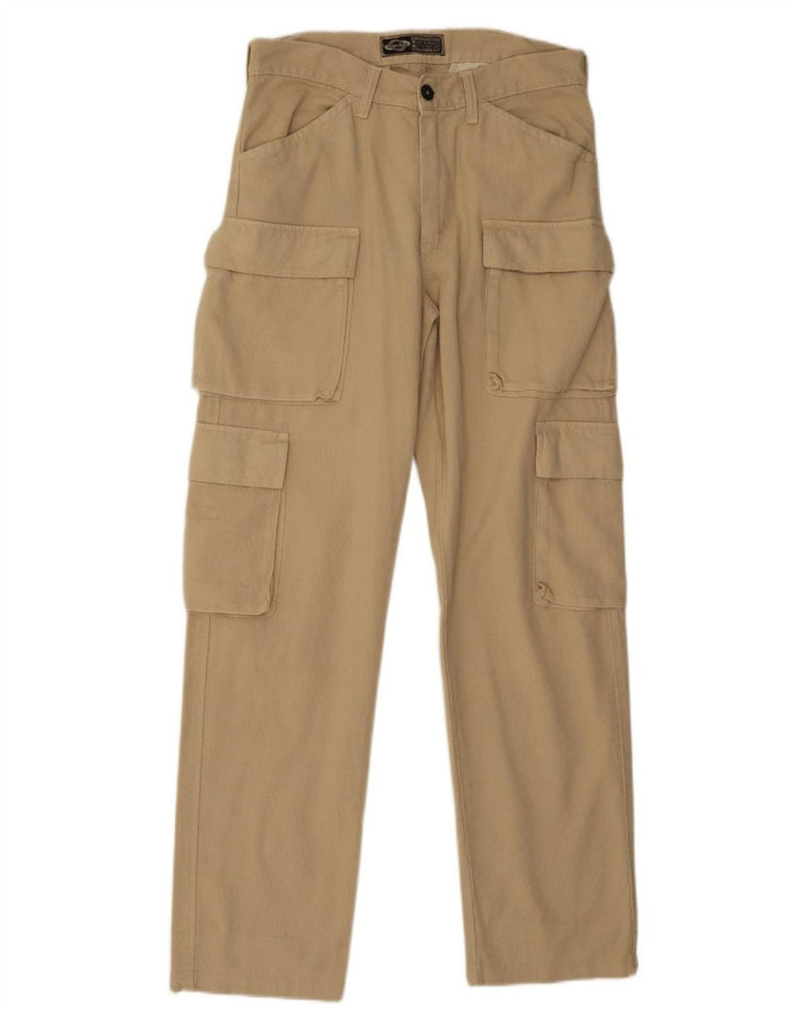 Take Two Pantalón cargo recto para hombre W32 L31 Algodón beige