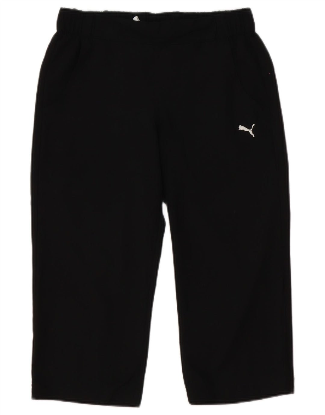 Puma Mujer Capri Chándal Pantalones UK 10 Small Negro