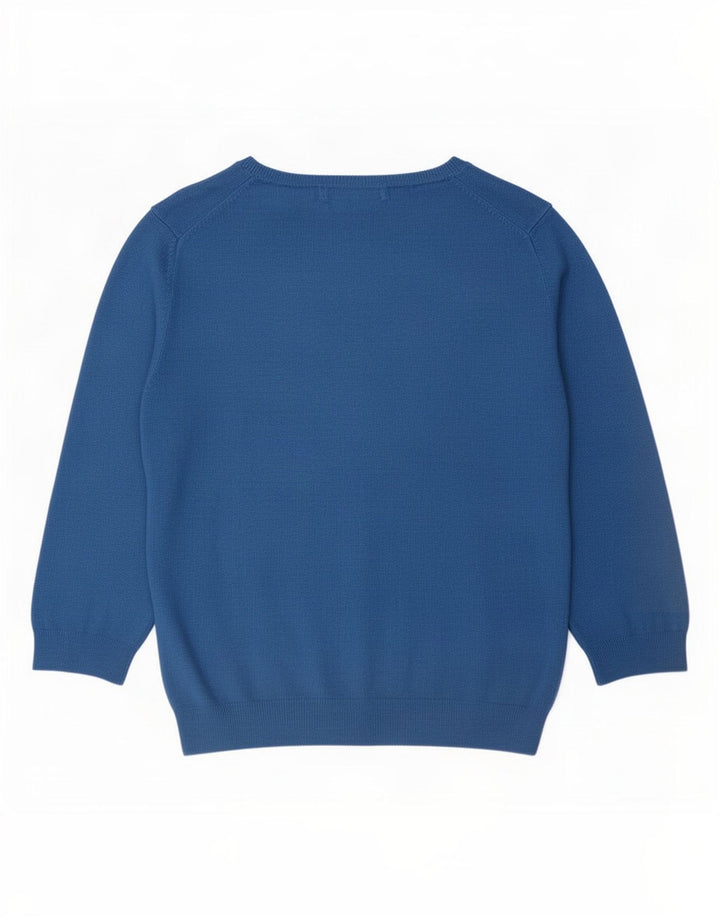 Marks & Spencer - Jersey con cuello barco para mujer, talla 40, color azul medio