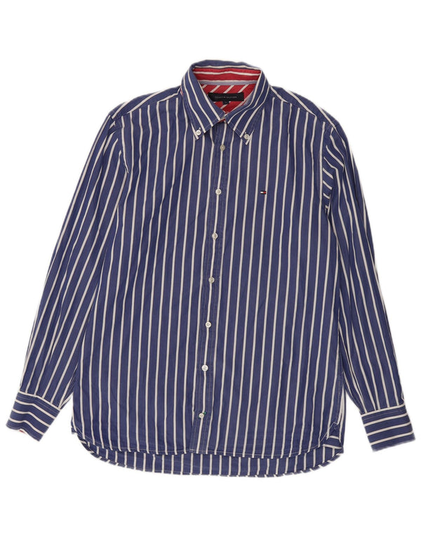 Camisa Tommy Hilfiger Hombre Small Azul Rayas