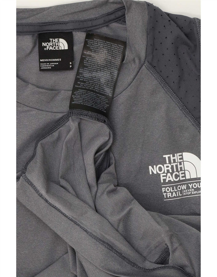 The North Face Hombre Gráfico Chaleco Top Pequeño Gris Poliéster Deportes