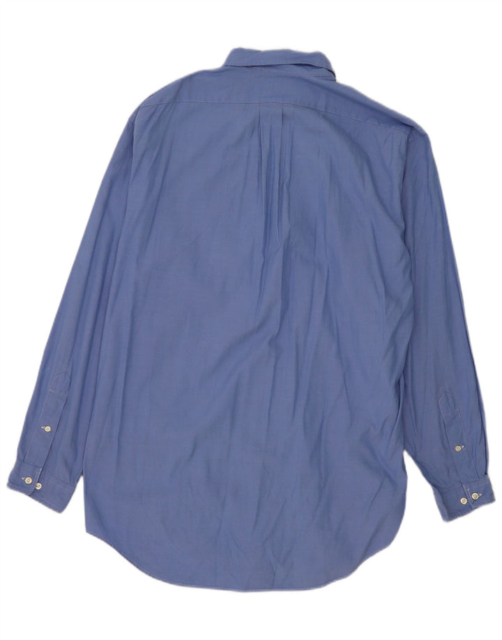 Ralph Lauren Camisa para hombre Talla 16 Algodón azul grande