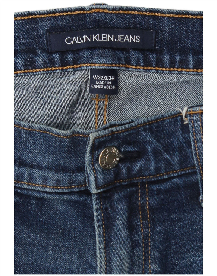 Calvin Klein Jeans ajustados para hombre W32 L34 Algodón azul