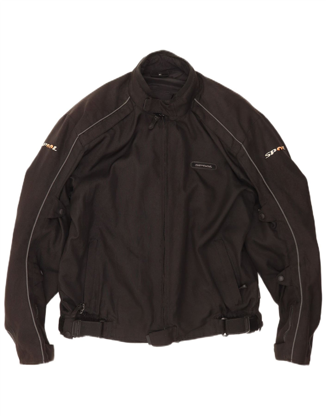 Spool Chaqueta Racer para hombre UK 42 XL Poliéster negro