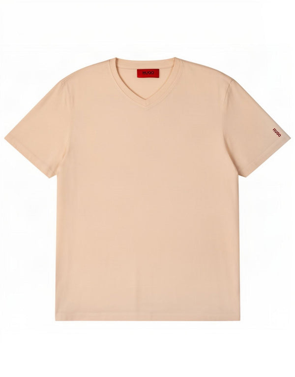 Hugo Boss Hombre Camiseta Top XL Blanco Algodón
