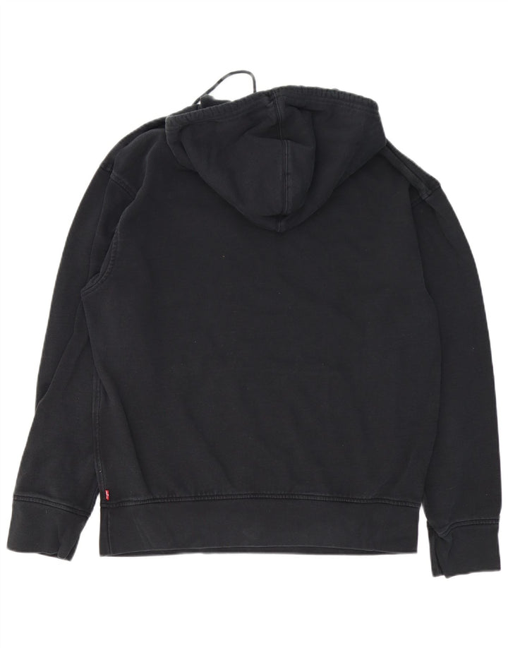 Levi's Hombre Sudadera Con Capucha Gráfica Jersey De Algodón Negro Mediano