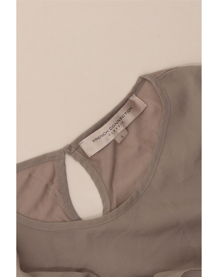 French Connection Blusa sin mangas para mujer UK 44 Grande Gris