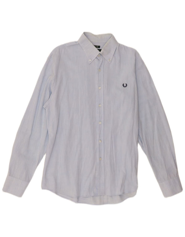 Camisa Fred Perry Hombre Slim Fit XL Azul